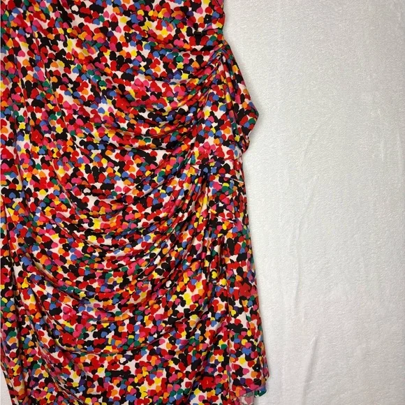 Betsy Johnson Confetti Heart-Print Dress 4 - Picture 3 of 5